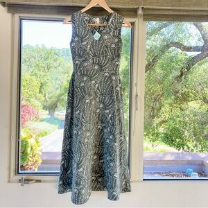 Pact organic cotton NWOT green dress never worn